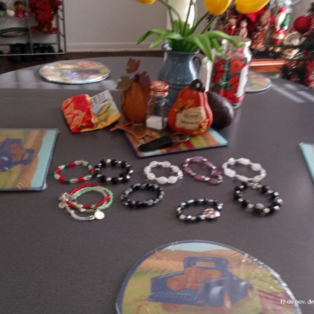 Handmade Beaded Bracelets - Assorted Colors